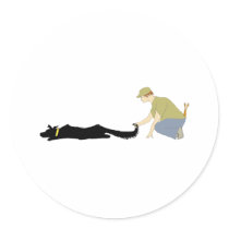 Flyball Start Dog stickers
