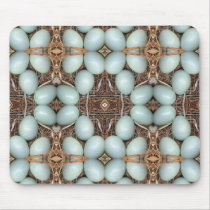 Flycatcher Eggs Kaleidoscope Mousepad