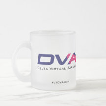 FlyDVA - gráficos de la letra solamente Taza