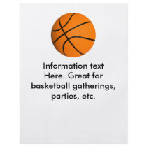 Flyer Basketball, for parties, gatherings, etc. by forbes1954 Flyer Basketball, for parties, gatherings, etc.