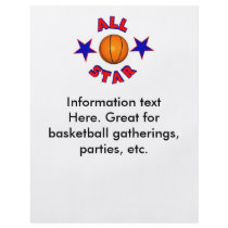 Flyer Basketball, for parties, gatherings, etc. by forbes1954 Flyer Basketball, for parties, gatherings, etc.