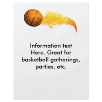 Flyer Basketball, for parties, gatherings, etc. by forbes1954 Flyer Basketball, for parties, gatherings, etc.