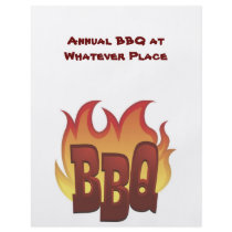 Flyer BBQ Invitation by forbes1954 Flyer BBQ Invitation