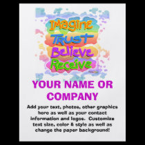 Flyer - Believe Pop Art flyers