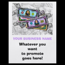 Flyer - Big Bucks Pop Art flyers