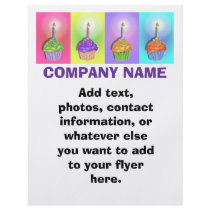 Flyer - Birthday Cupcakes by PopArtDiva Flyer - Birthday Cupcakes