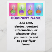 Flyer - Birthday Cupcakes
