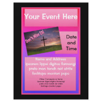 Flyer Don't Miss it - Passion Pink