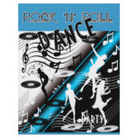 Flyer Rock 'n' Roll Retro Dance Party