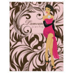 Flyer Salon Diamond Jewelry Woman Pink Brown