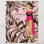 Flyer Salon Diamond Jewelry Woman Pink Brown
