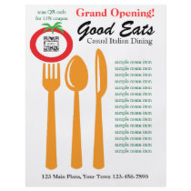 Flyer Template Casual Dining Italian
