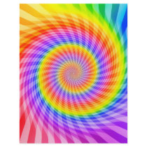 Flyer Template: Colorful Spiral Design