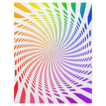 Flyer Template: Colorful Spiral Design