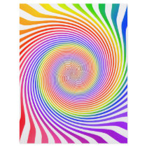 Flyer Template: Colorful Spiral Design
