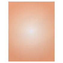 Flyer Template: Radial Gradient: Orange