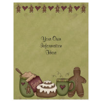 Flyer -Winter fun-Cocoa-Hot Chocolate-Gingerbread