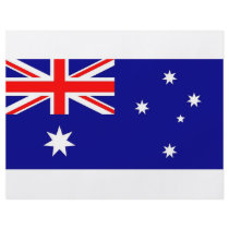 Flyer with Flag of Australia