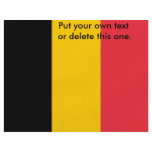 Flyer with Flag of Belgium