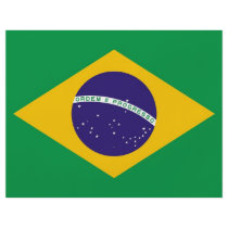 Flyer with Flag of Brazil