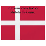 Flyer with Flag of Denmark