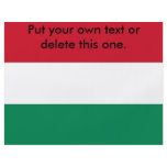 Flyer with Flag of Hungary