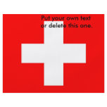 Flyer with Flag of Switzerland