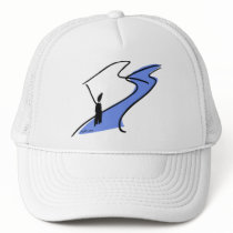 FlyFishing in the stream. hats
