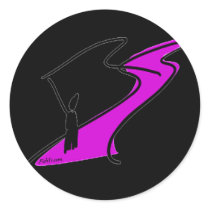 FlyFishing in the stream. stickers