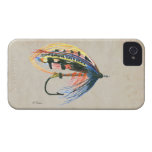 FlyFishing Lure Art Salmon Fly Lure iPhone 4 Cases