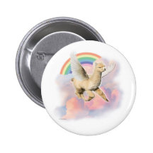 Flyin Paca Pinback Buttons
