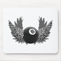 Flying 8Ball Mousepad