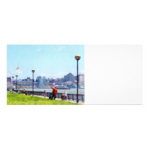 Flying A Kite At Pier A Park Hoboken NJ rack cards