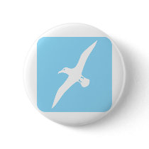 Flying Albatross Pinback Buttons