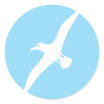 Flying Albatross Sticker