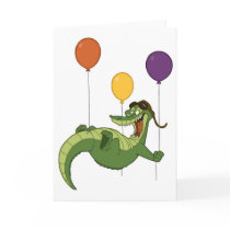 Flying Alligator Card by stlewis75 Flying Alligator Card
