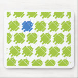 Flying Android Blue Mouse Pad
