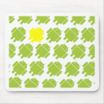 Flying Android Yellow Mousepad