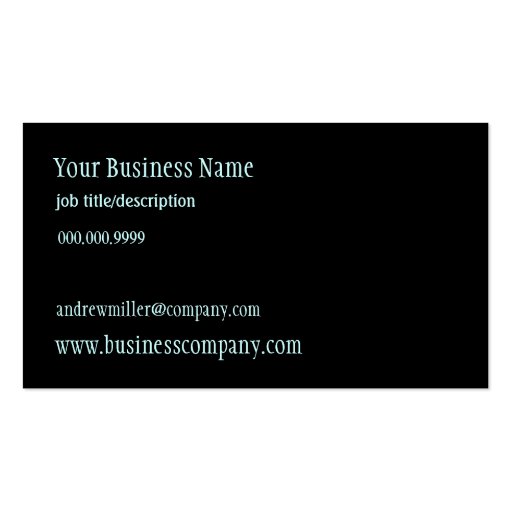 Flying Away | High Altitude Airplane Business Card (back side)