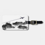 Flying Away/Jet Airplane/Personalized Pilot Luggage Tag