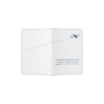 Flying Away/Jet Airplane/Personalized Pilot Passport Holder