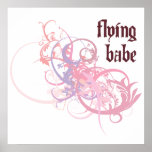 Flying Babe posters