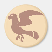 Flying Bald Eagle Icon Magnets
