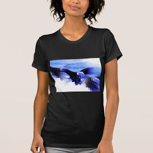 Flying Bald Eagle Tee Shirt