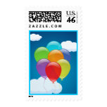 Flying Balloons stamps