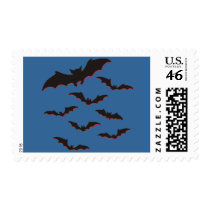 Flying bats postage