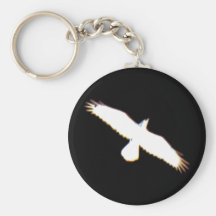Flying Bird Silhouette Keychains