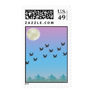Flying Birds Postage
