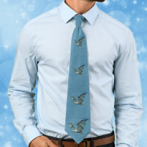 Flying Blue 3D Bat ties