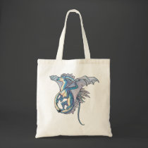 Flying blue dragon bag bags